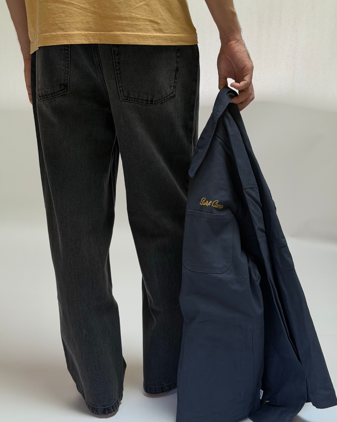 Denim Pant Washed Black