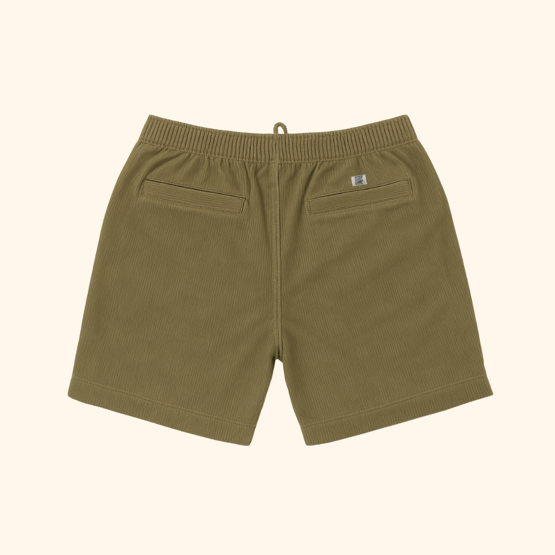 Cord Short Olive