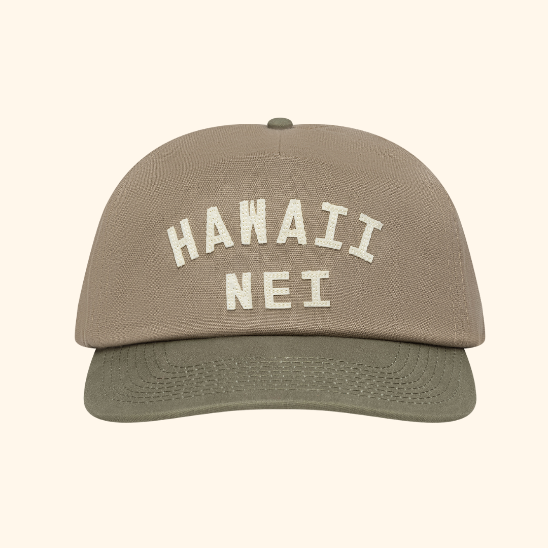 Hawaii Nei Felt Hat Two Tone