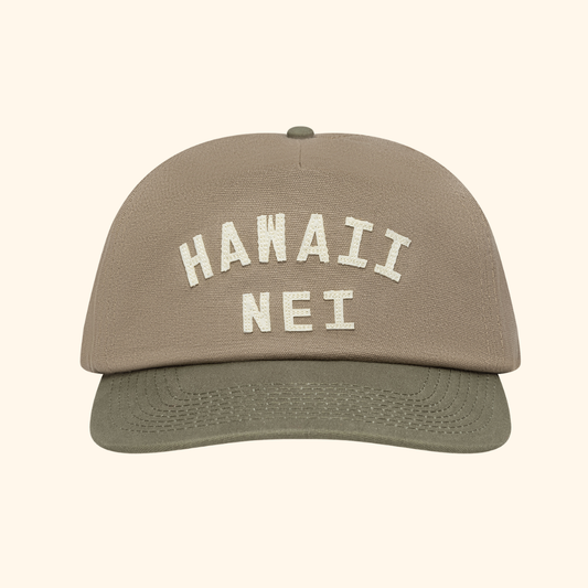 Hawaii Nei Felt Hat Two Tone
