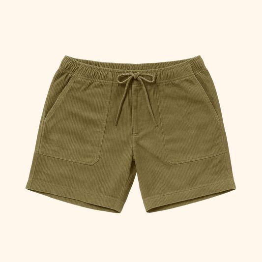 Cord Short Olive