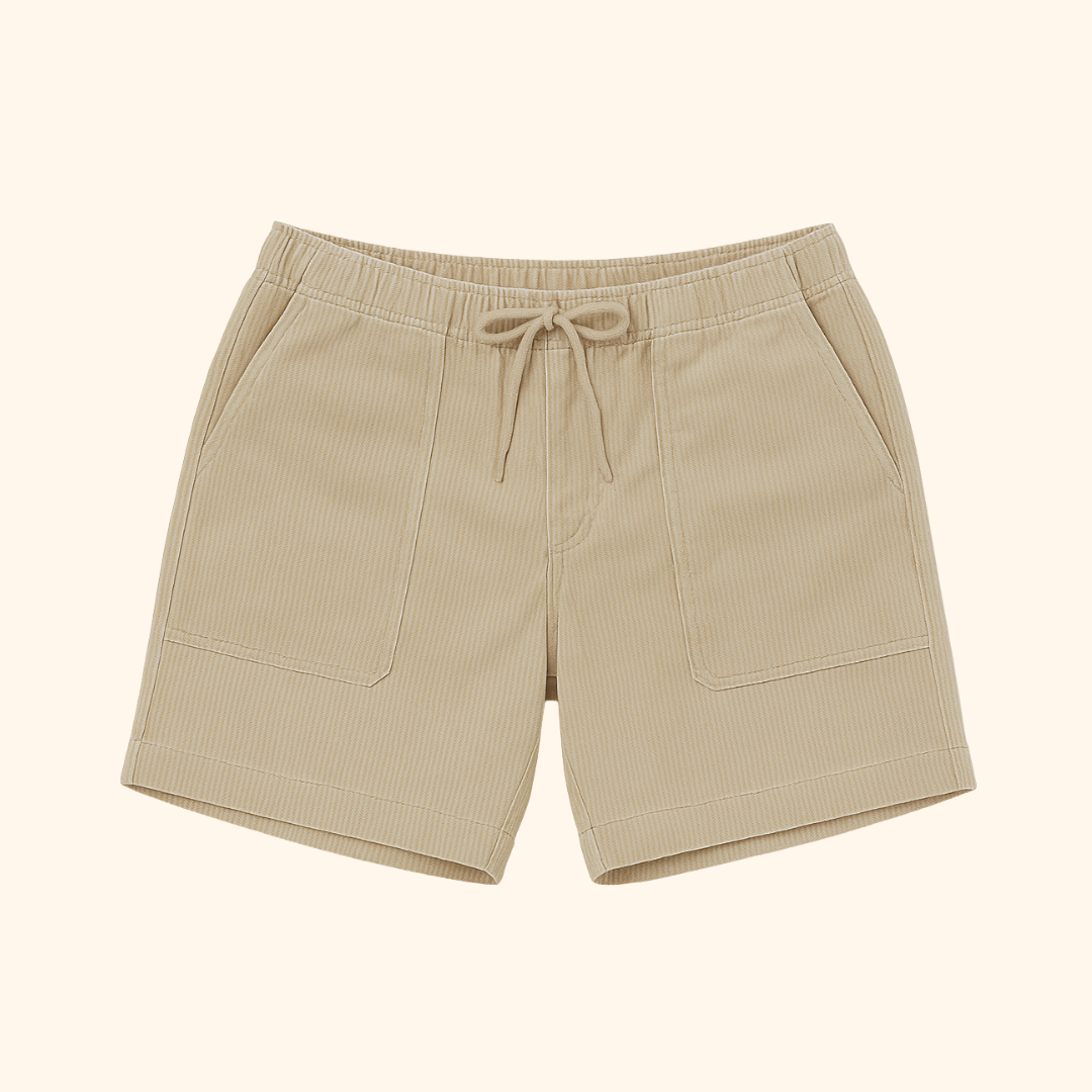 Cord Short Khaki