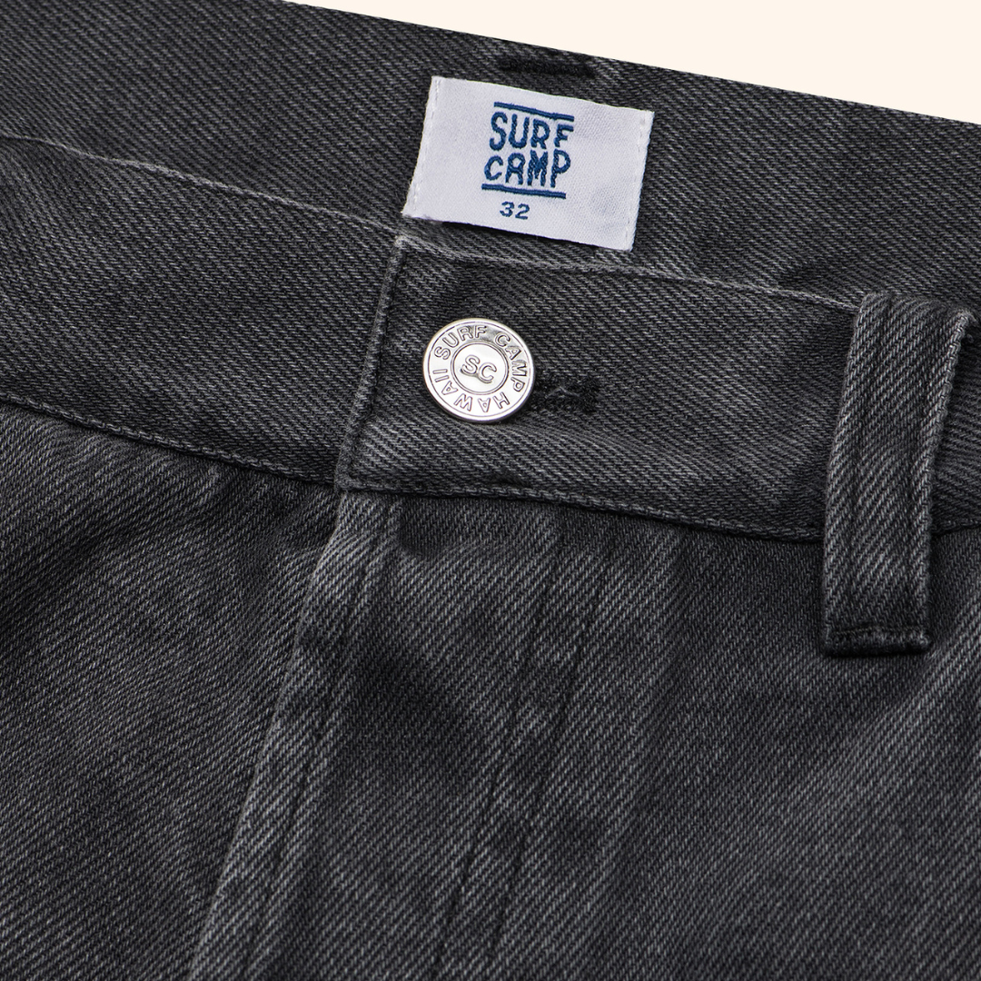 Denim Pant Washed Black