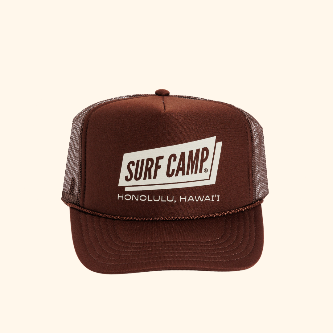 Brown Trucker Hat Clark Logo HNL