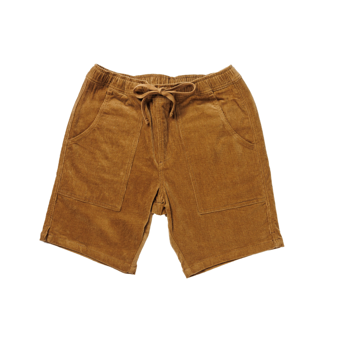 Cord Short Deep Mustard