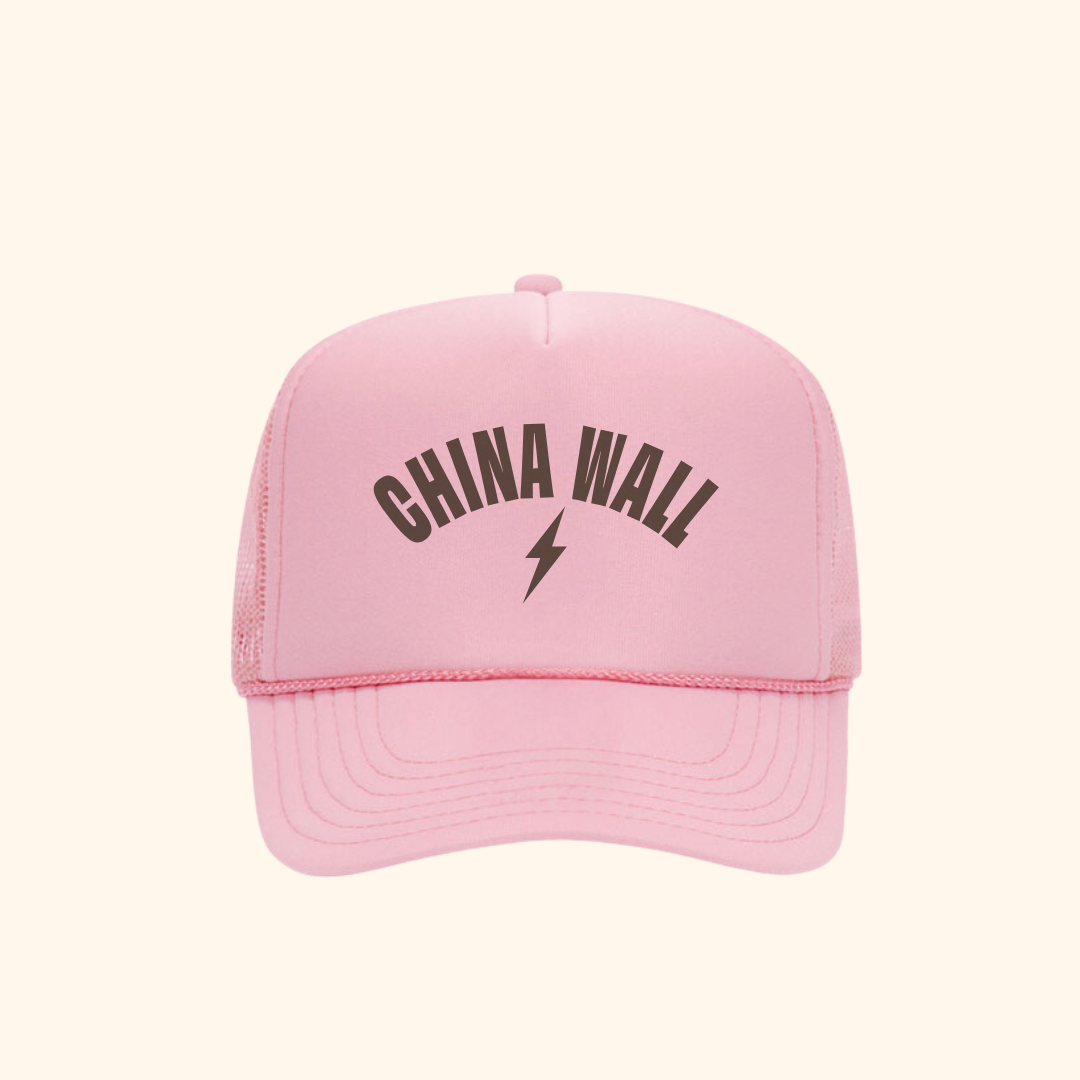 China Wall Trucker Hat - Pink