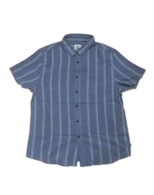 Pinstripe Shirt Sea Blue