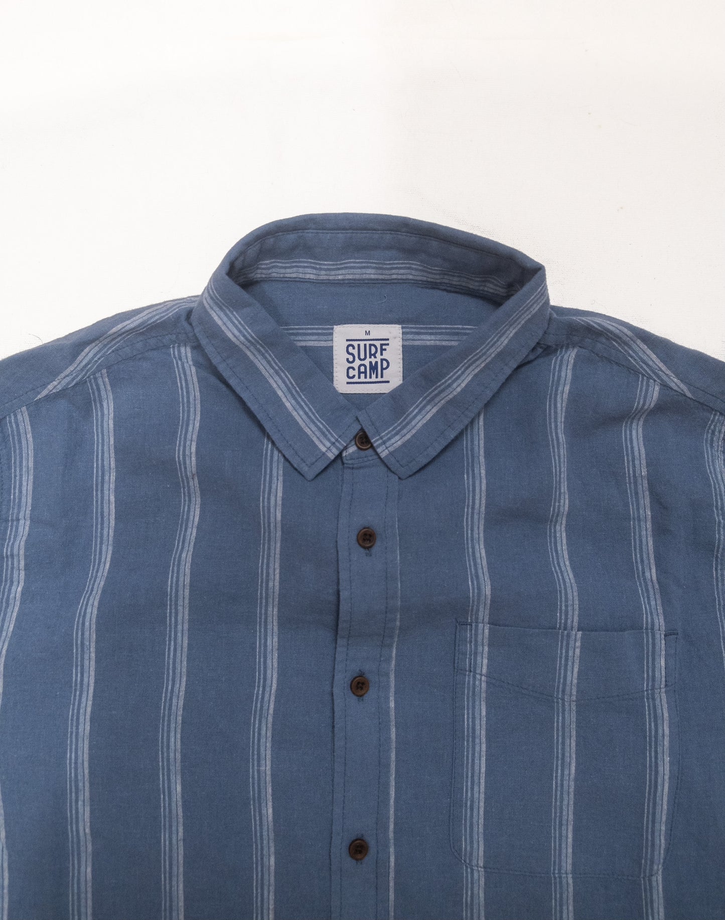 Pinstripe Shirt Sea Blue